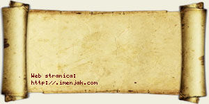 Danica Palijić vizit kartica